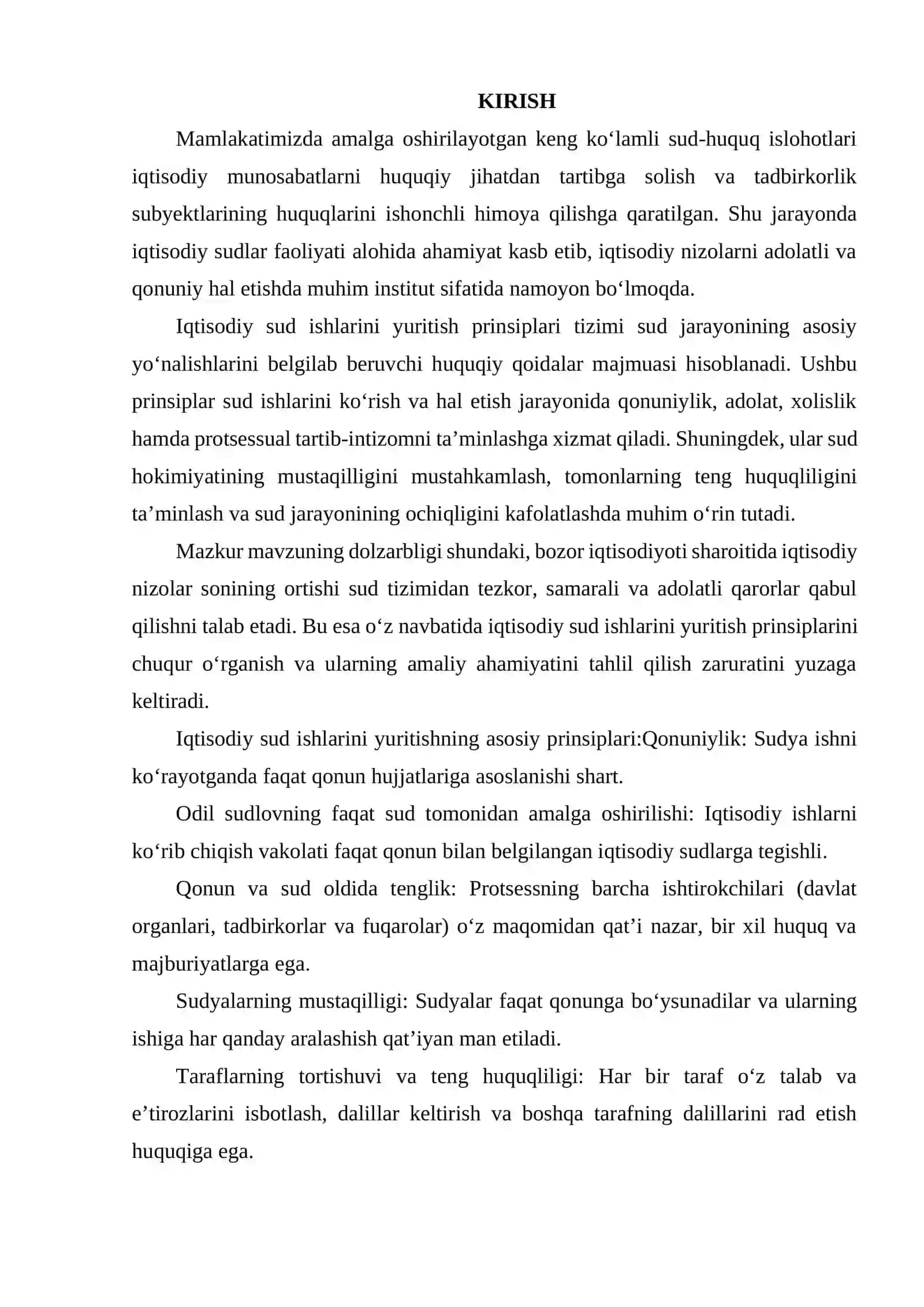 IQTISODIY SUD ISHLARINI YURITISH PRINSIPLARI TIZIMI 2