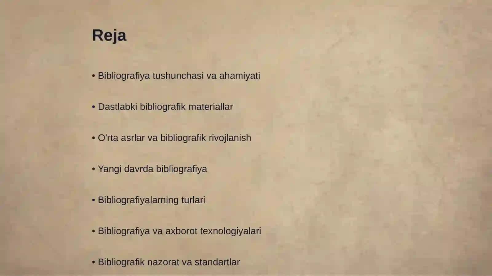Bibliografiyaning paydo bo'lish tarixi 2