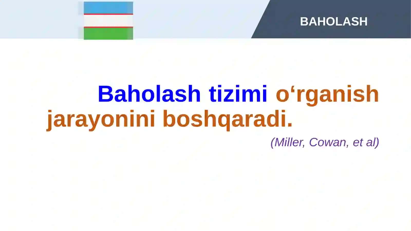 O‘QUV TOPSHIRIQLARINI TAYYORLASH VA AMALIYOTDA QO‘LLASH VA TA’LIM SIFATINI MONITORINGI 2