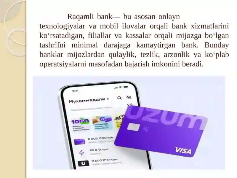 Raqamli bank arxitekturasi 2