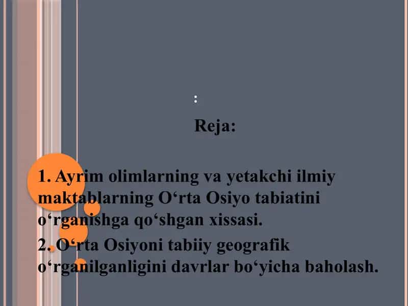 O‘rta Osiyoni tabiiy geografik o‘rganish bosqichlari 2