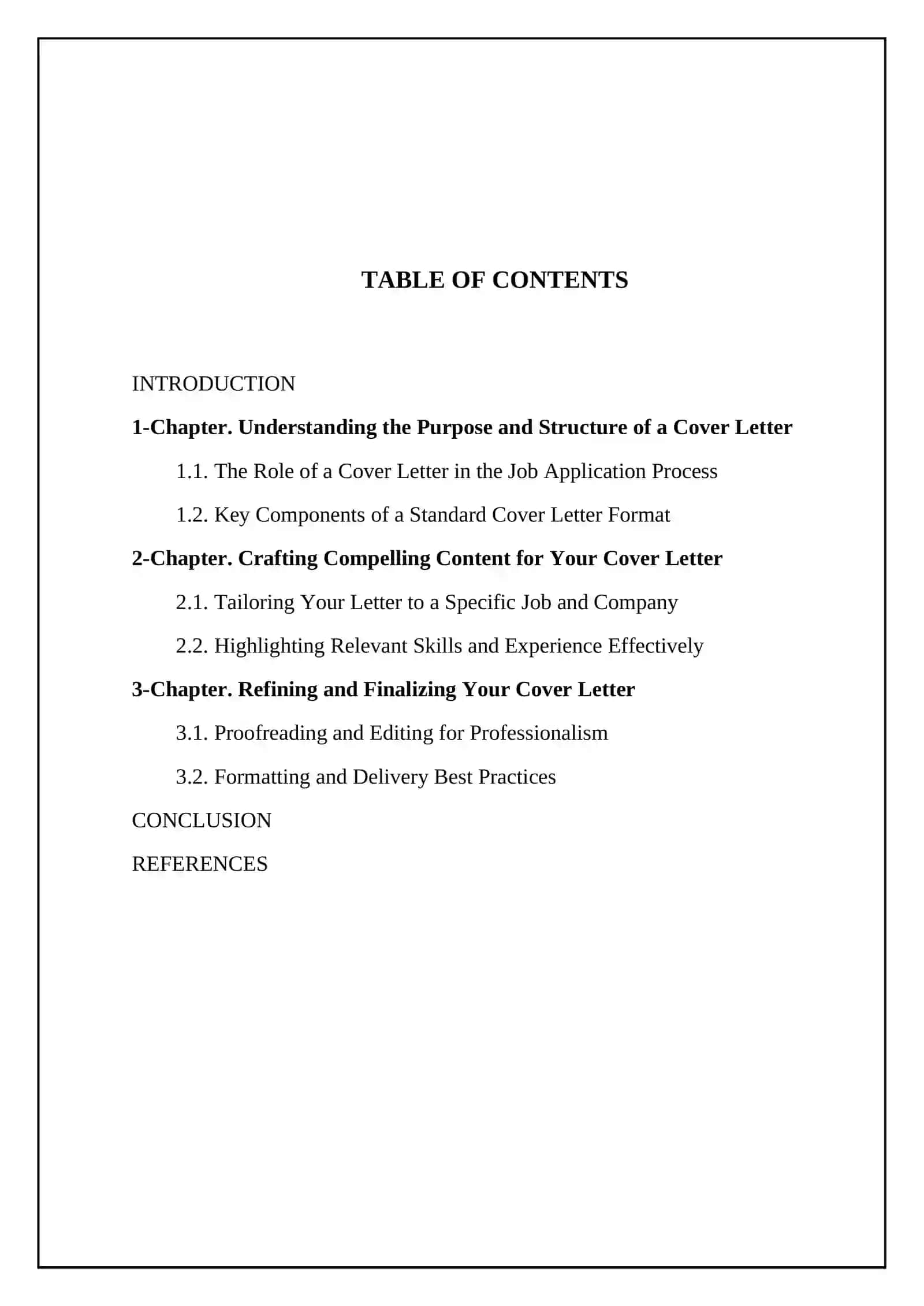 Cover letter course 2
