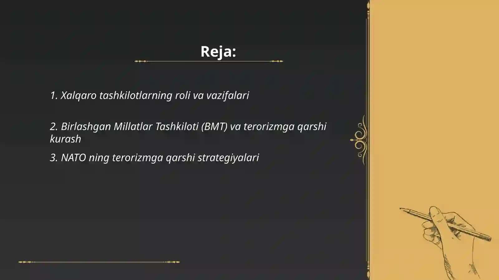Xalqaro tashkilotlarning terorizmga qarshi kurashing ahamyati 2