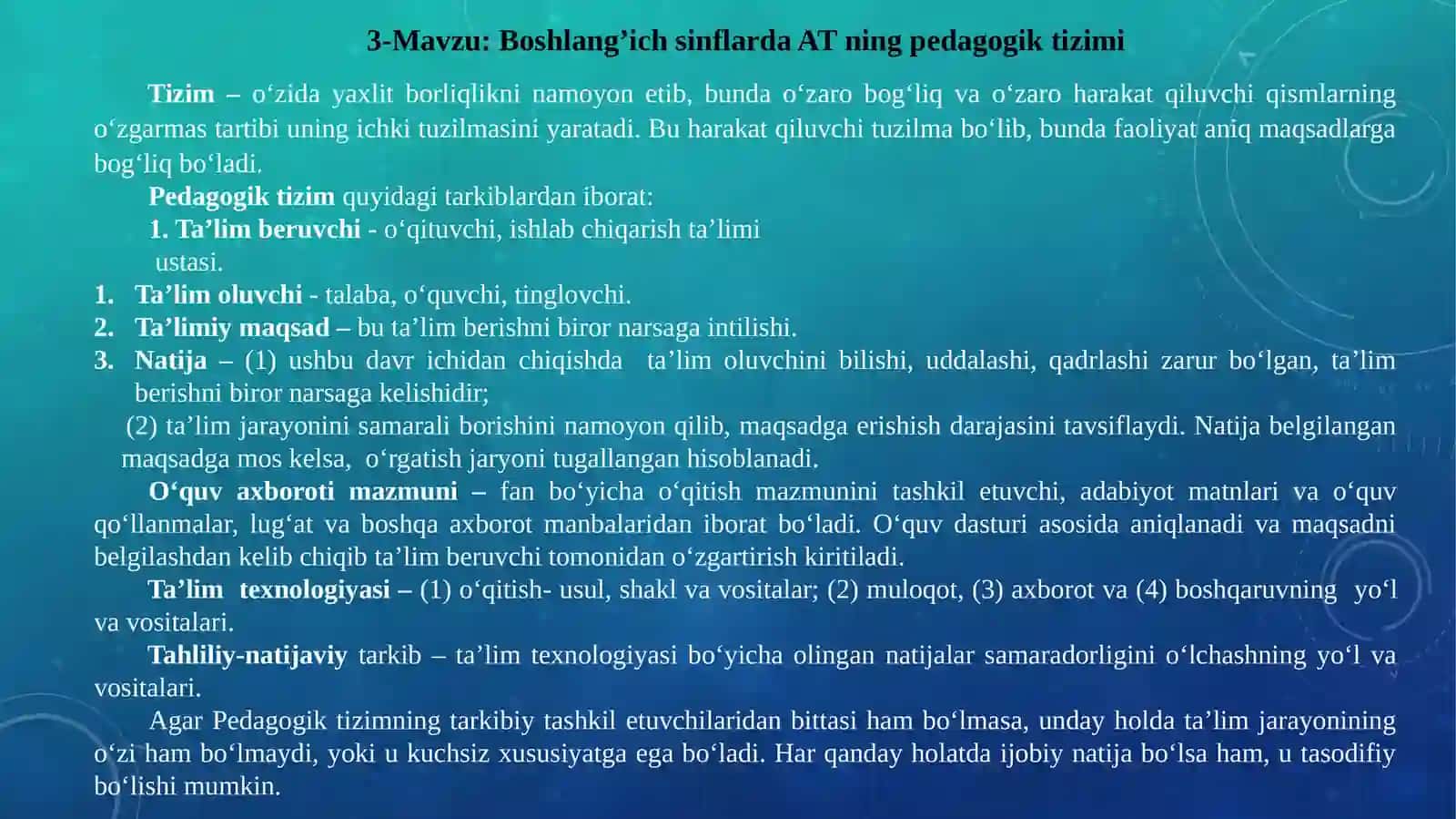 BOSHLANG‘ICH SINFLARDA AXBOROTTEXNOLOGIYASI fanidanma‘ruzamashg’ulotlari 2