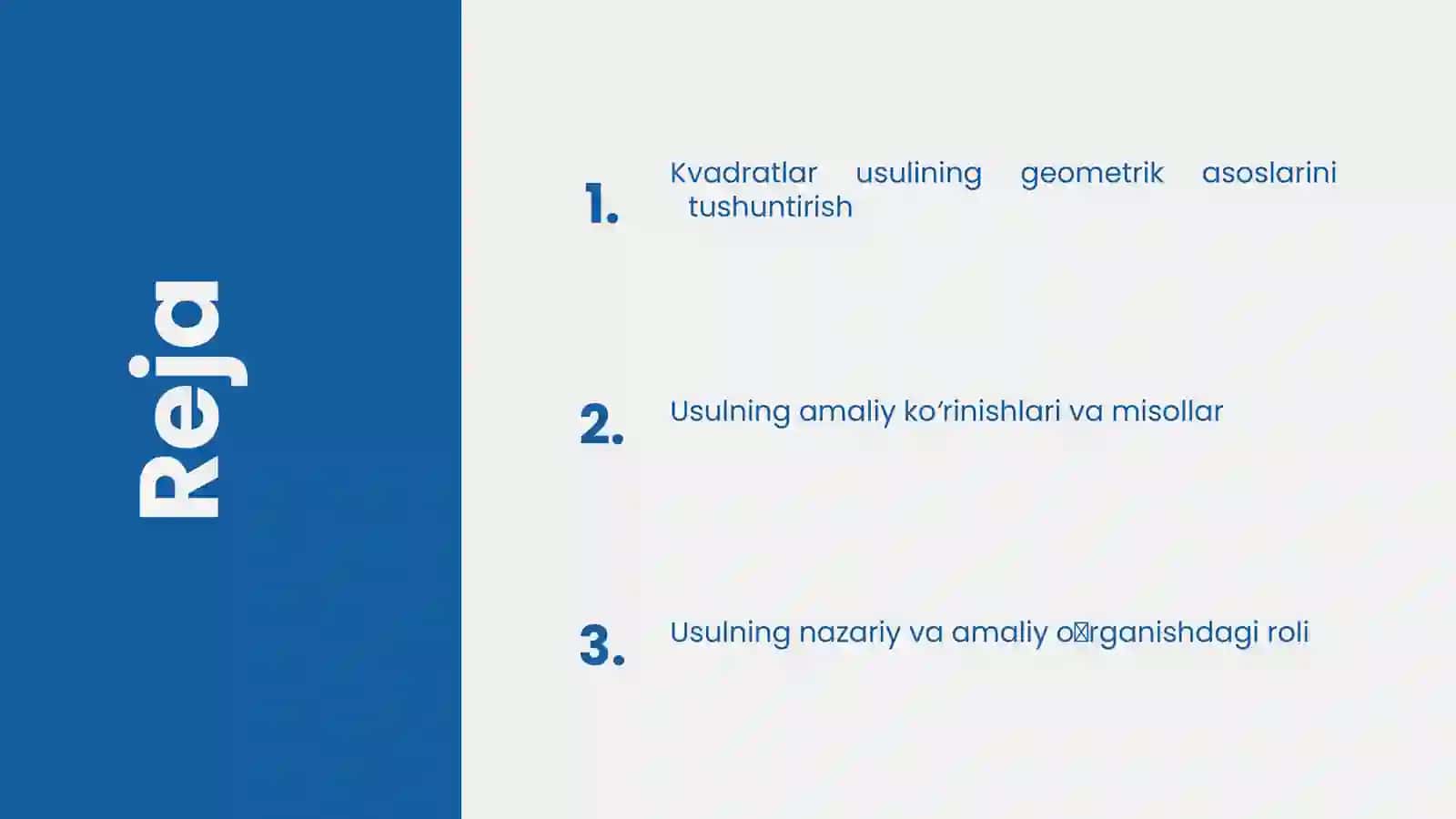 Eng kichik kvadratlar usulining geometrik talqini 2