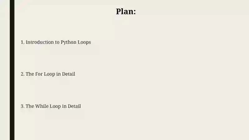 Loops in Python: for and while 2