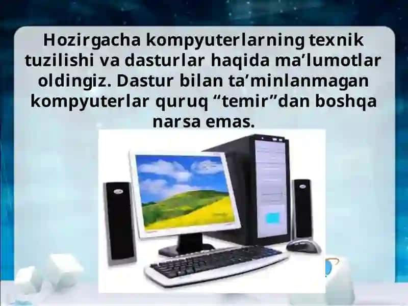 Axborot tizimining dasturiy ta'minoti 2