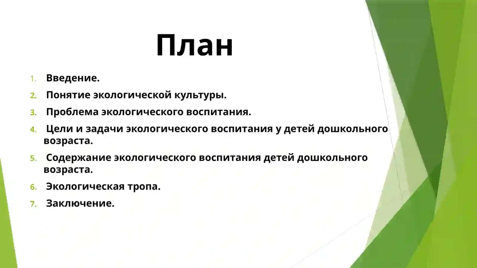 Проблема воспитания экологической культуры детей дошкольного возраста 2