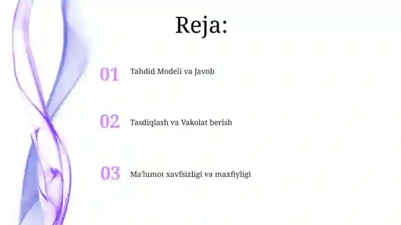 Zaifliklarni boshqarish dasturi 2