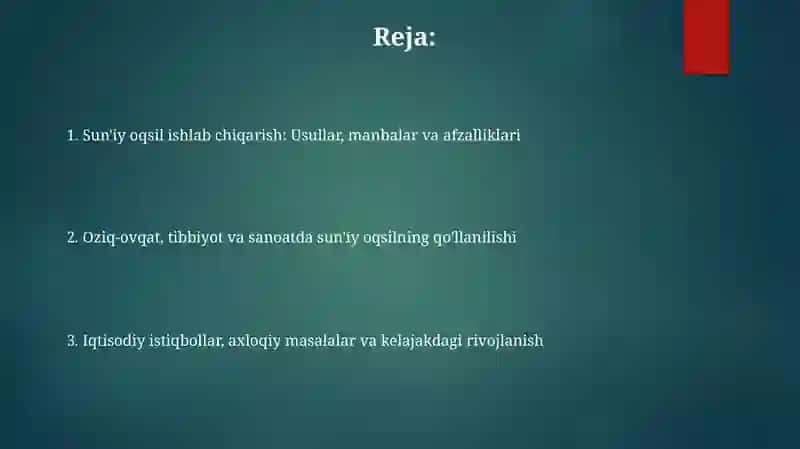 Suniyoqsilozuqamoddalarningishlabchiqarilishivakelgusidagiimkoniyatlar 2
