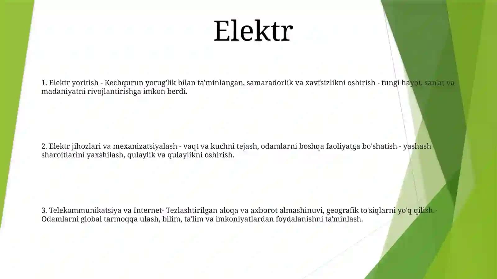 Telekommunikatsiya va Internet 2