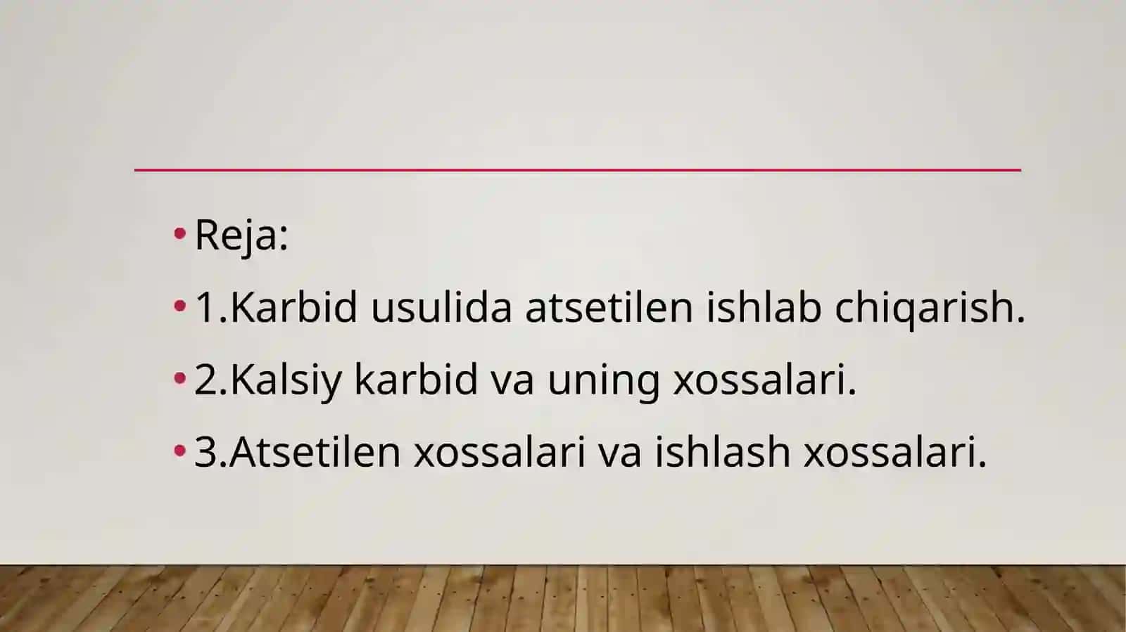 “Karbid”usulida atsetilen ishlab chiqarish texnologiyasi 2