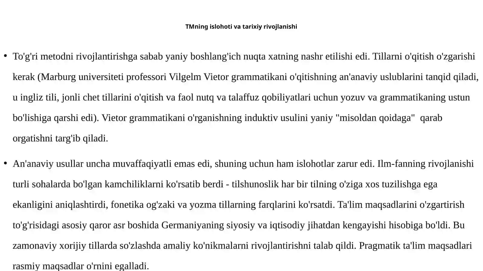 To’g’ri metod (Direkte Metod) 2