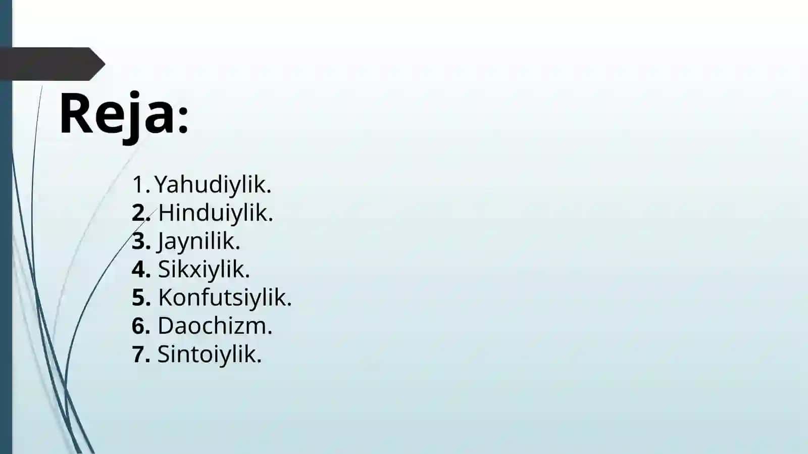 Milliy dinlar 2