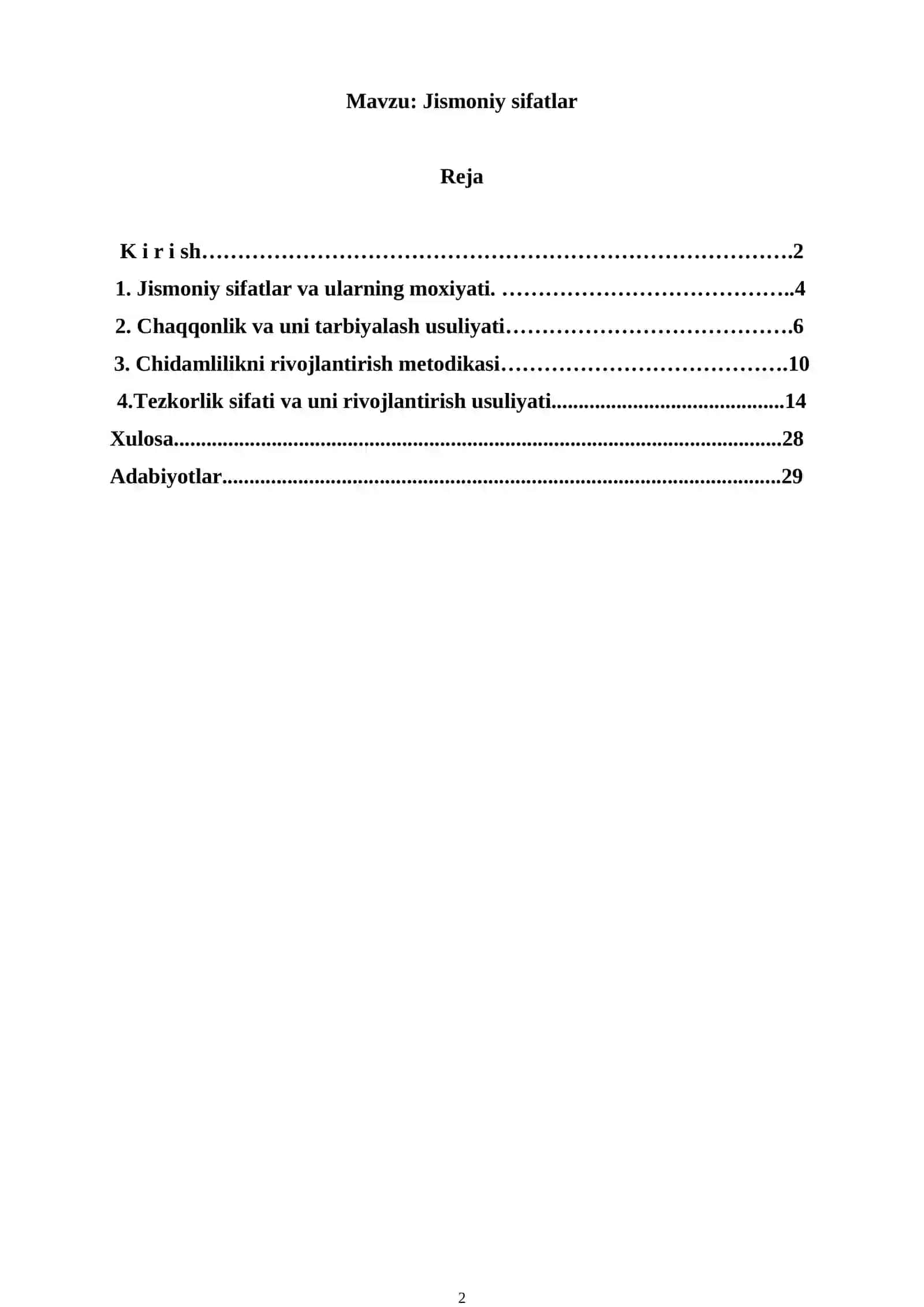 JISMONIY SIFATLAR 2