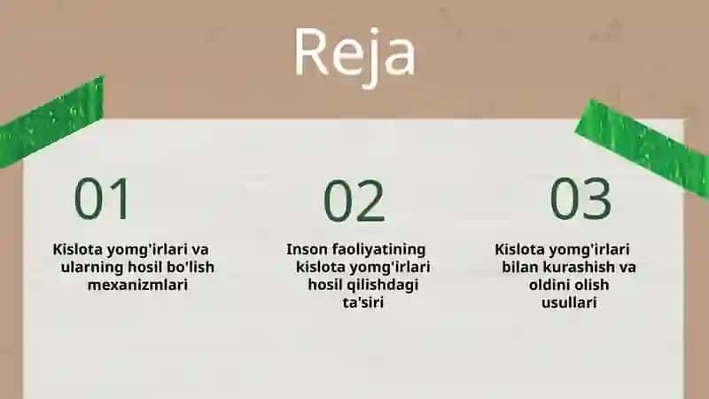 Kislota yomg'irlari va ularning hosil bo'lishida inson omilining roli 2