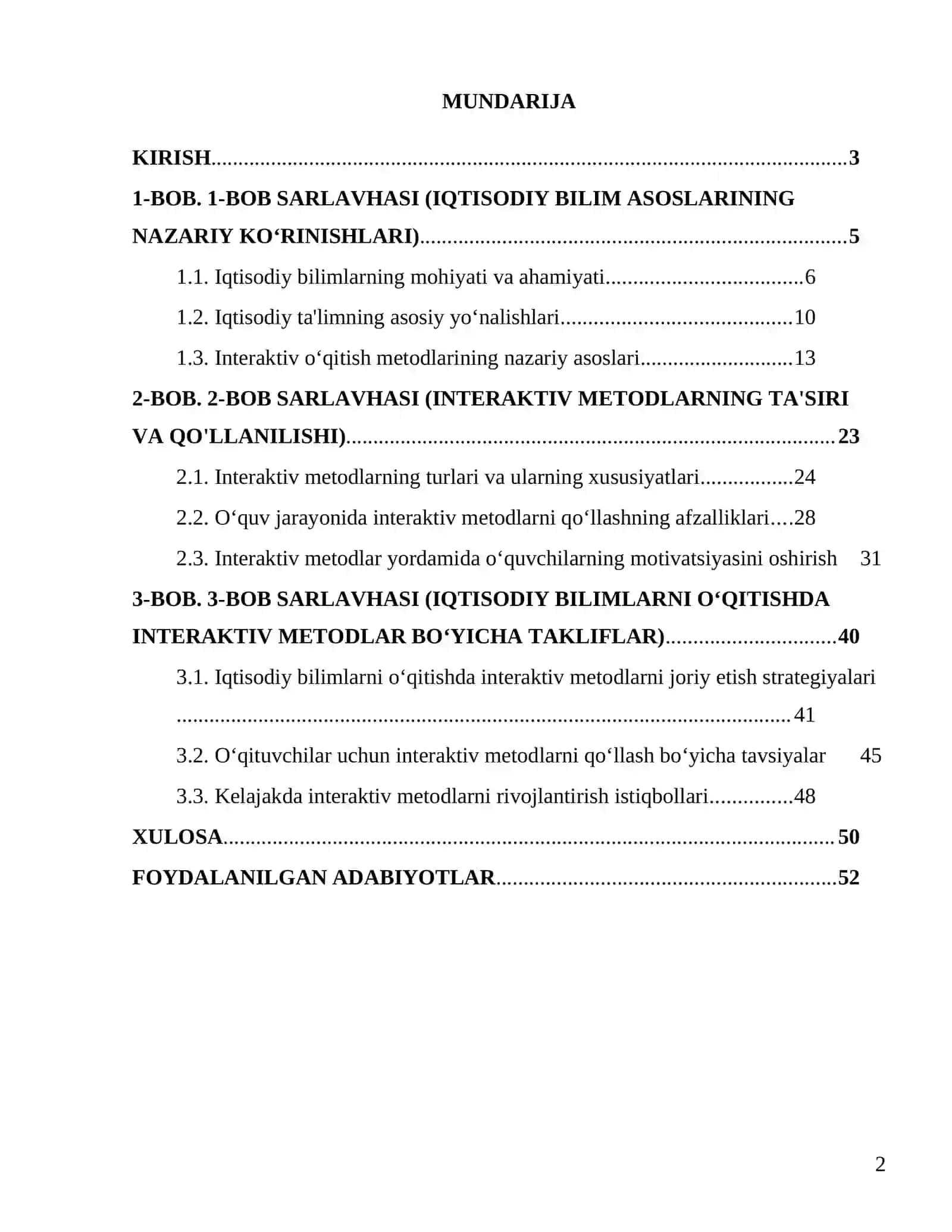 Iqtisodiy bilim asoslarini o‘qitishda interaktiv metodlar qo‘llash 2