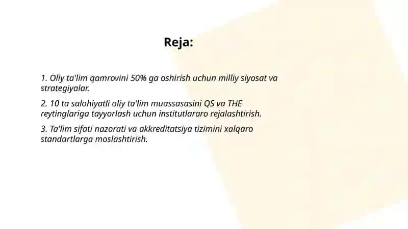 Salohiyatli oliy ta'lim muassasasi 2