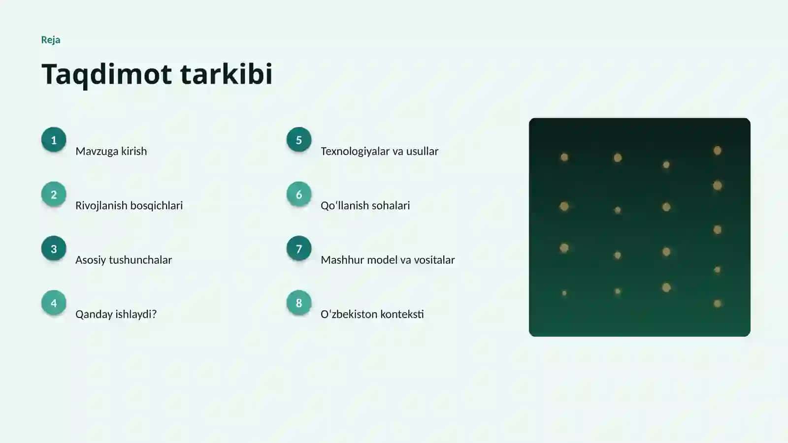 SUNʼIY INTELLEKT • PROFESSIONAL TAQDIMOT 2