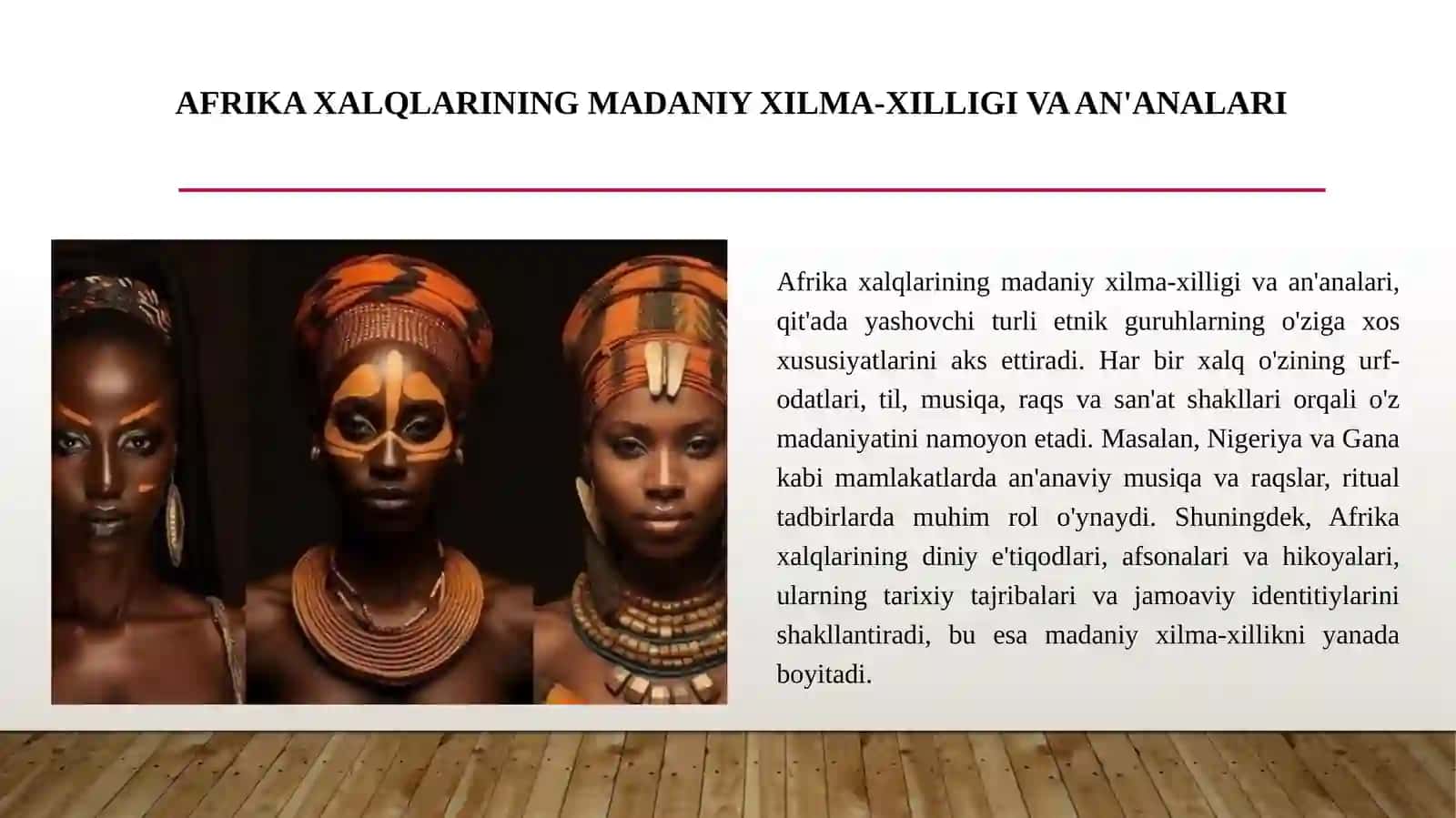 Afrika xalqlari etnologiyasi 2