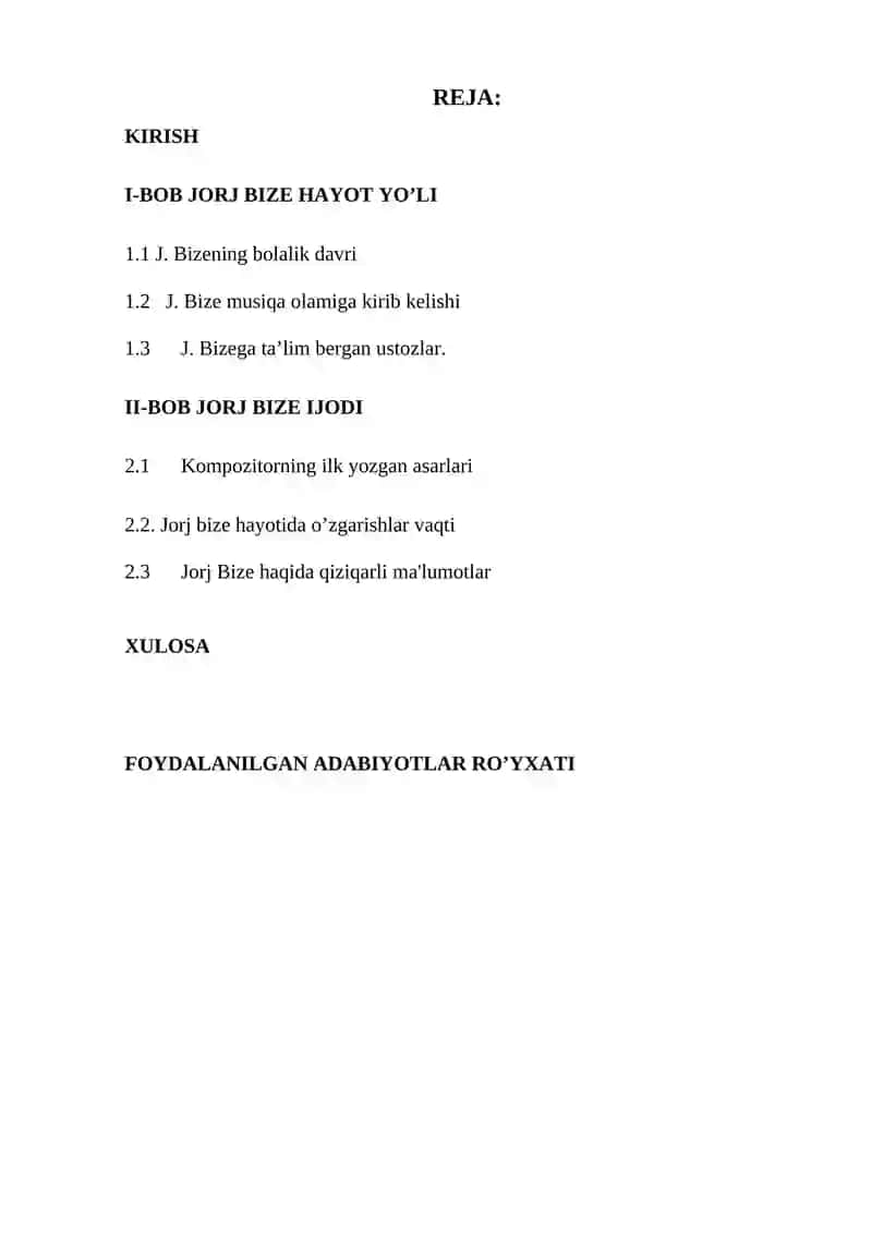 "JORJ BIZE. SHUXRAT SARI SAFAR." 2