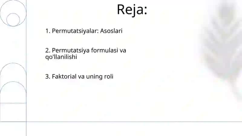 Kombinatorika asoslari 2