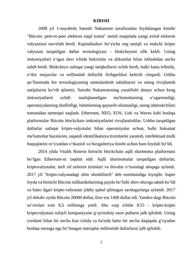 Blokchain texnologiyasi 2