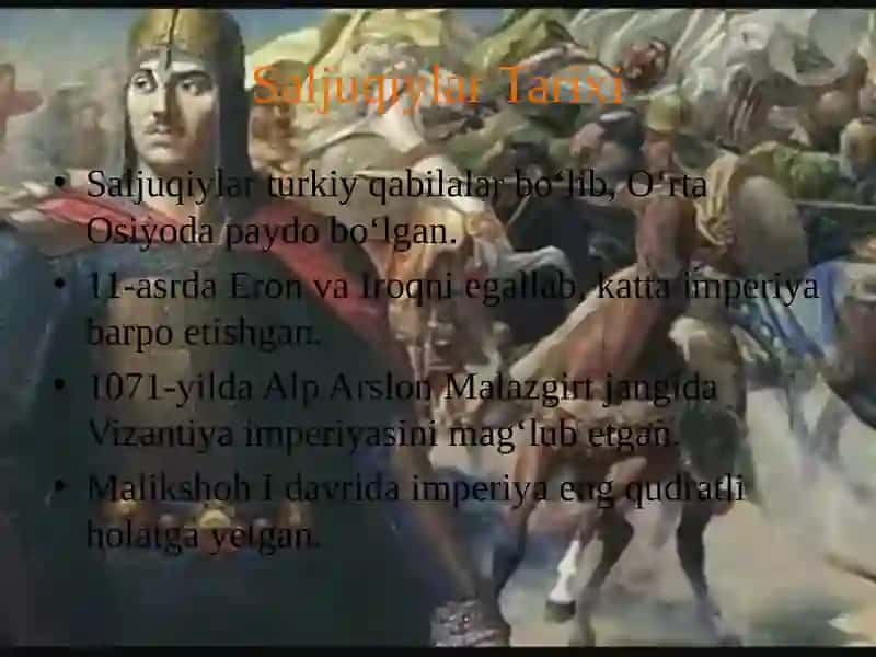 SALJUQIYLAR DAVLATI 2
