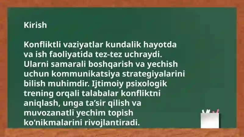 Konfliktli vaziyatlarda kommunikatsiya strategiyalari 2