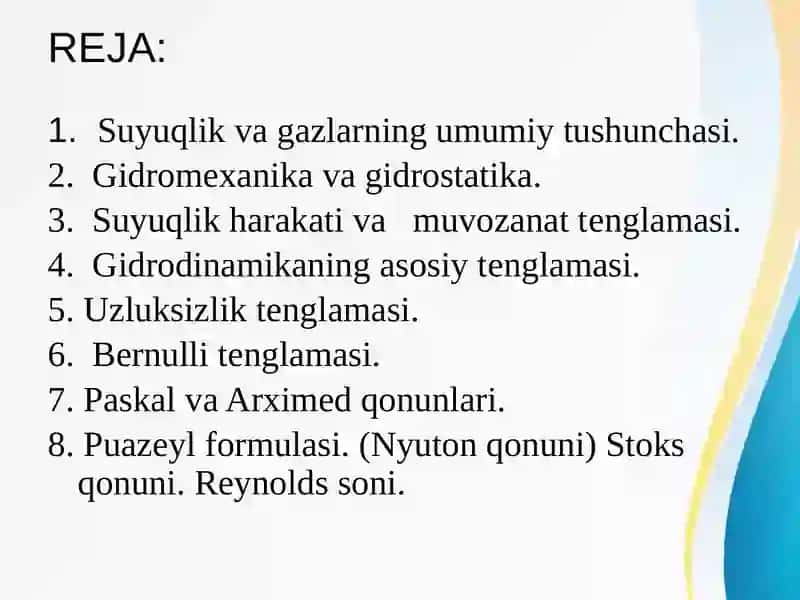 Mavzu:Suyuqlikvagazlarmexanikasi.PaskalvaArximedqonunlari 2