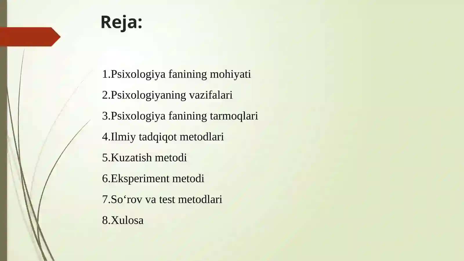 Psixologiya fani haqida tushuncha va uning ilmiy tadqiqot metodlari 2