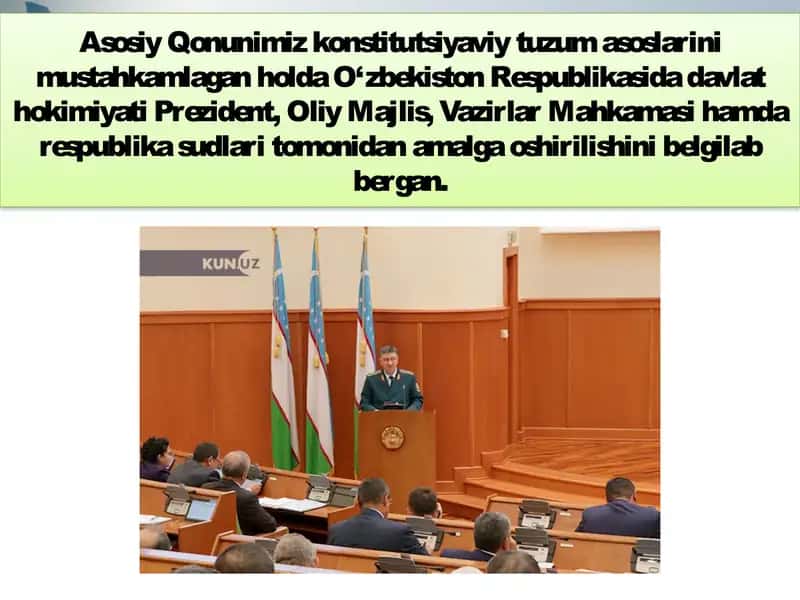 Davlat hokimiyati tuzilishi va boshqaruv organlari 2