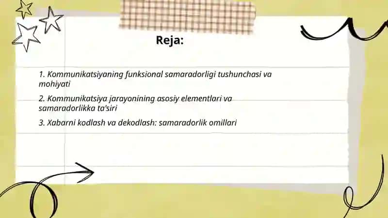 Kommunikatsiyaning funksional samaradorligi 2