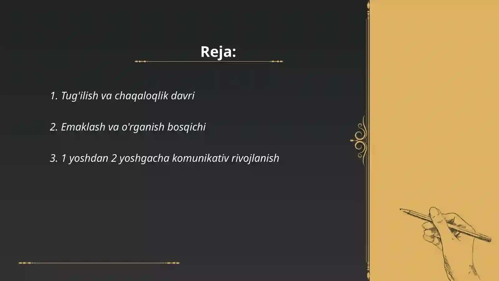 Maktabgacha yoshdagi bolalarning yosh davrlari 2