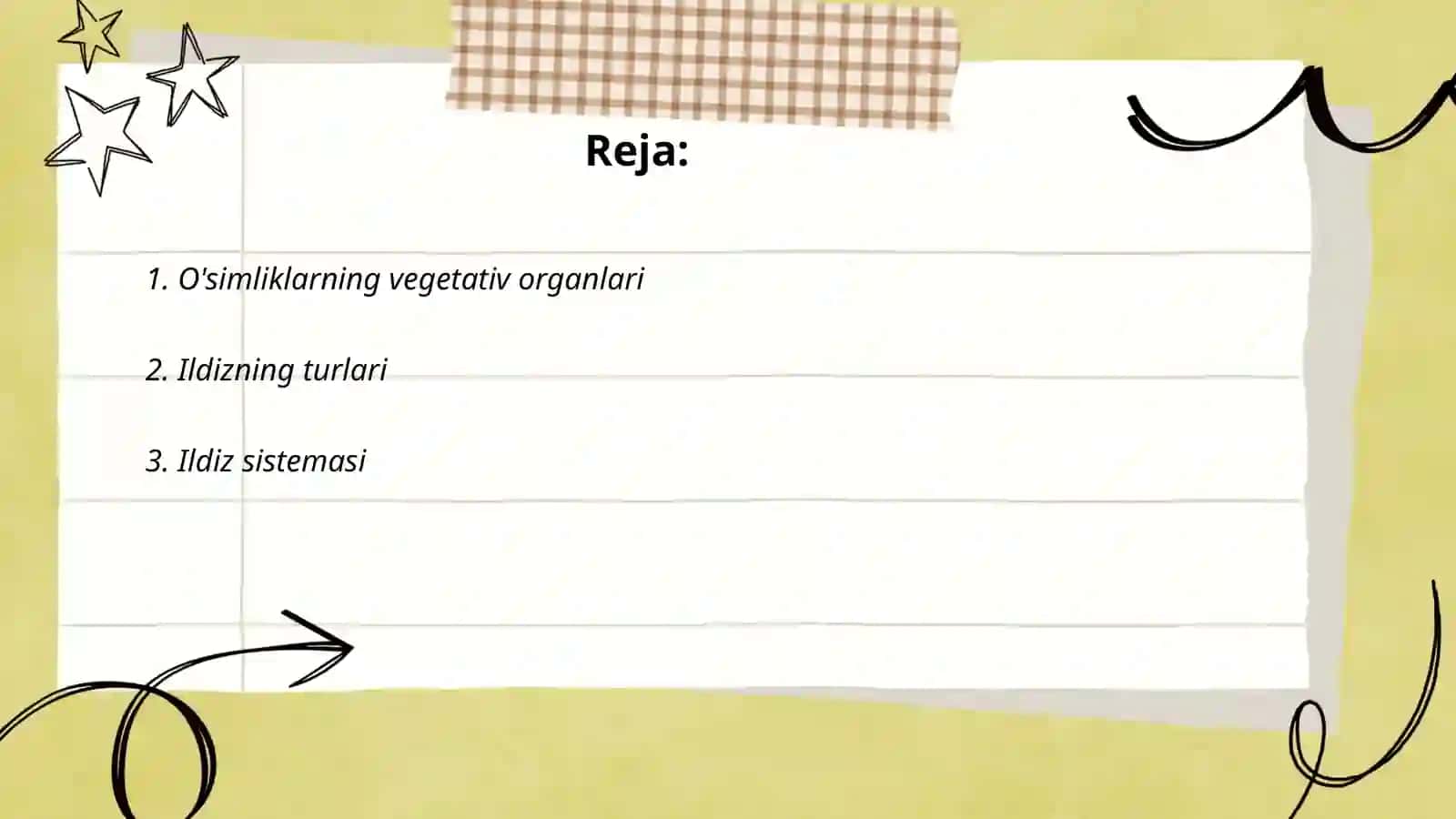 Òsimliklarning vegetativ organlari 2