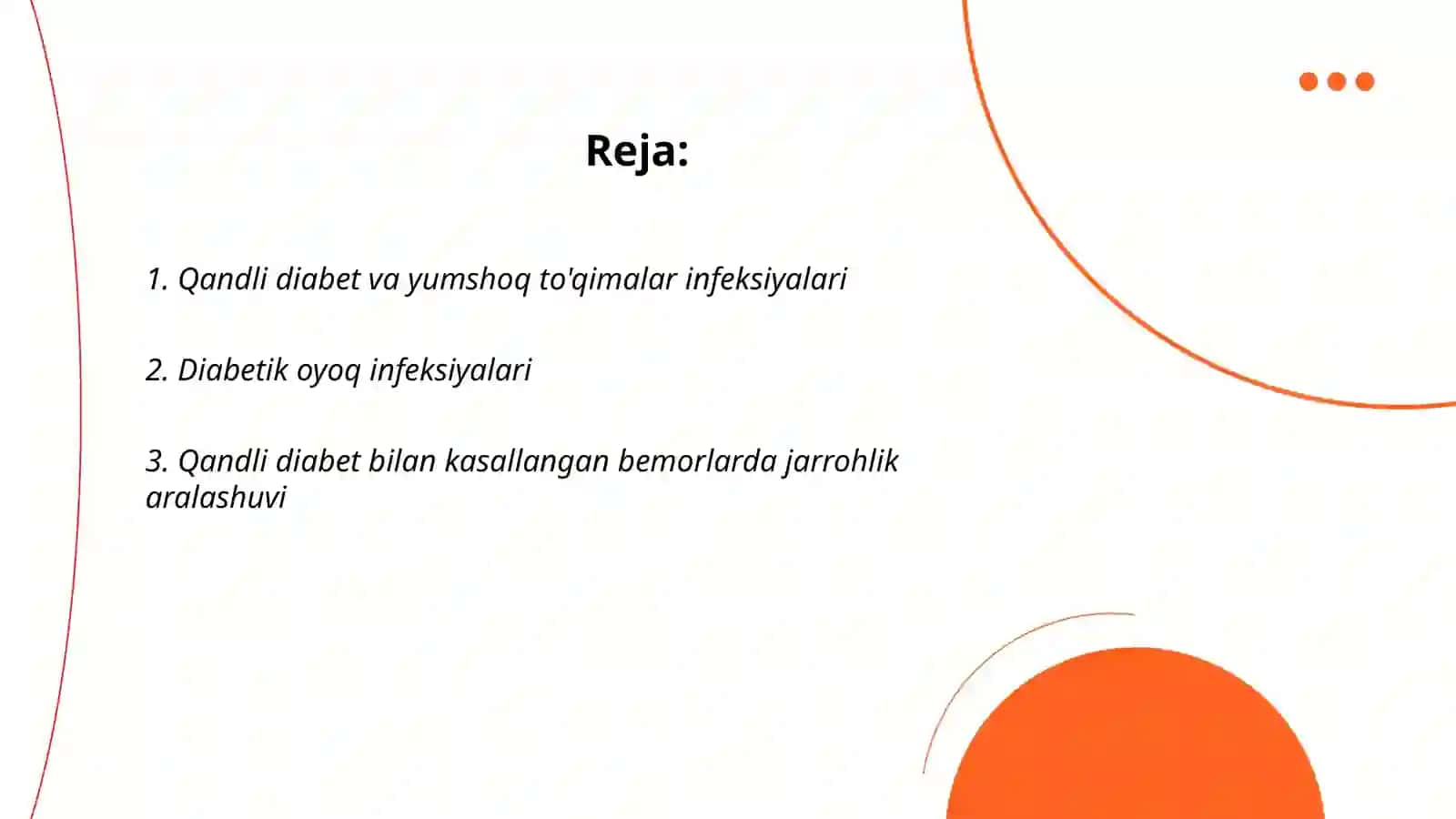 Qandli diabetli bemorlarda yumshoq toʻqimalar xirurgik infeksiyasini davolash usullari 2