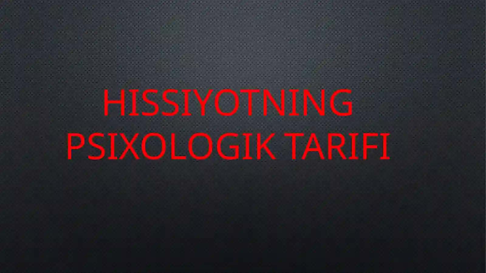 GʻAFUROVA GULLOLAning Psixologiya fanidan tayyorlagan operesentatsiyasi 2