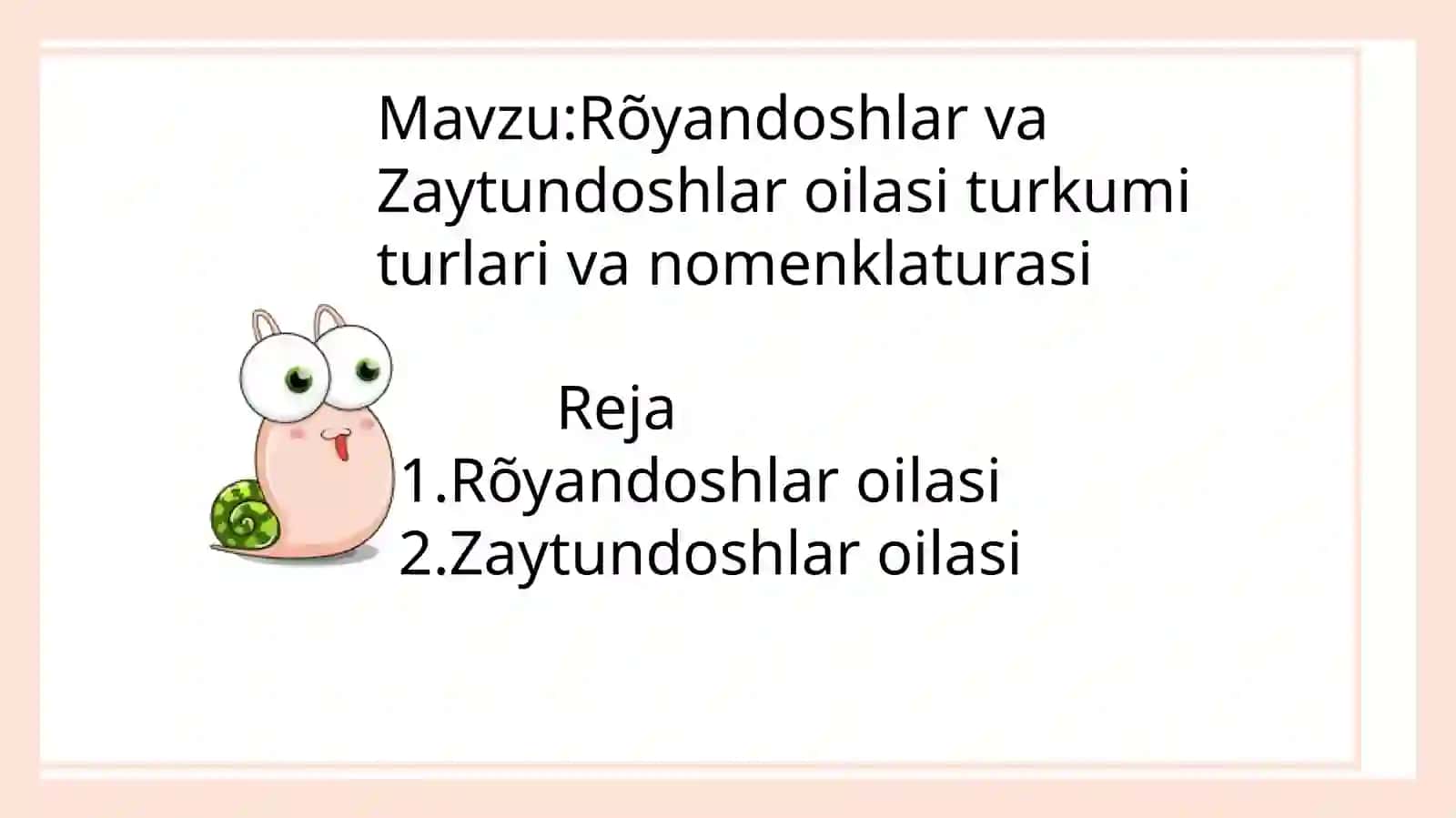 Rõyandoshlar va Zaytundoshlar 2