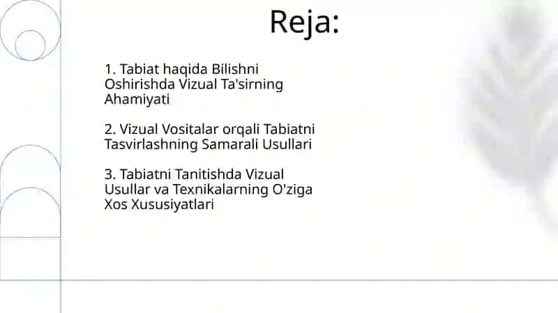 Tabiat bilan tanishtirishda korgazmali metod va usullarning oziga xosliklari 2