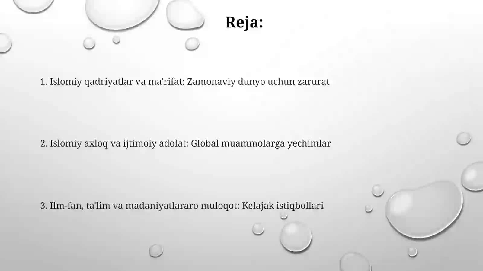 Islom qadriyatlari va ma'rifatining hozirgi davrdagi ahamiyati 2