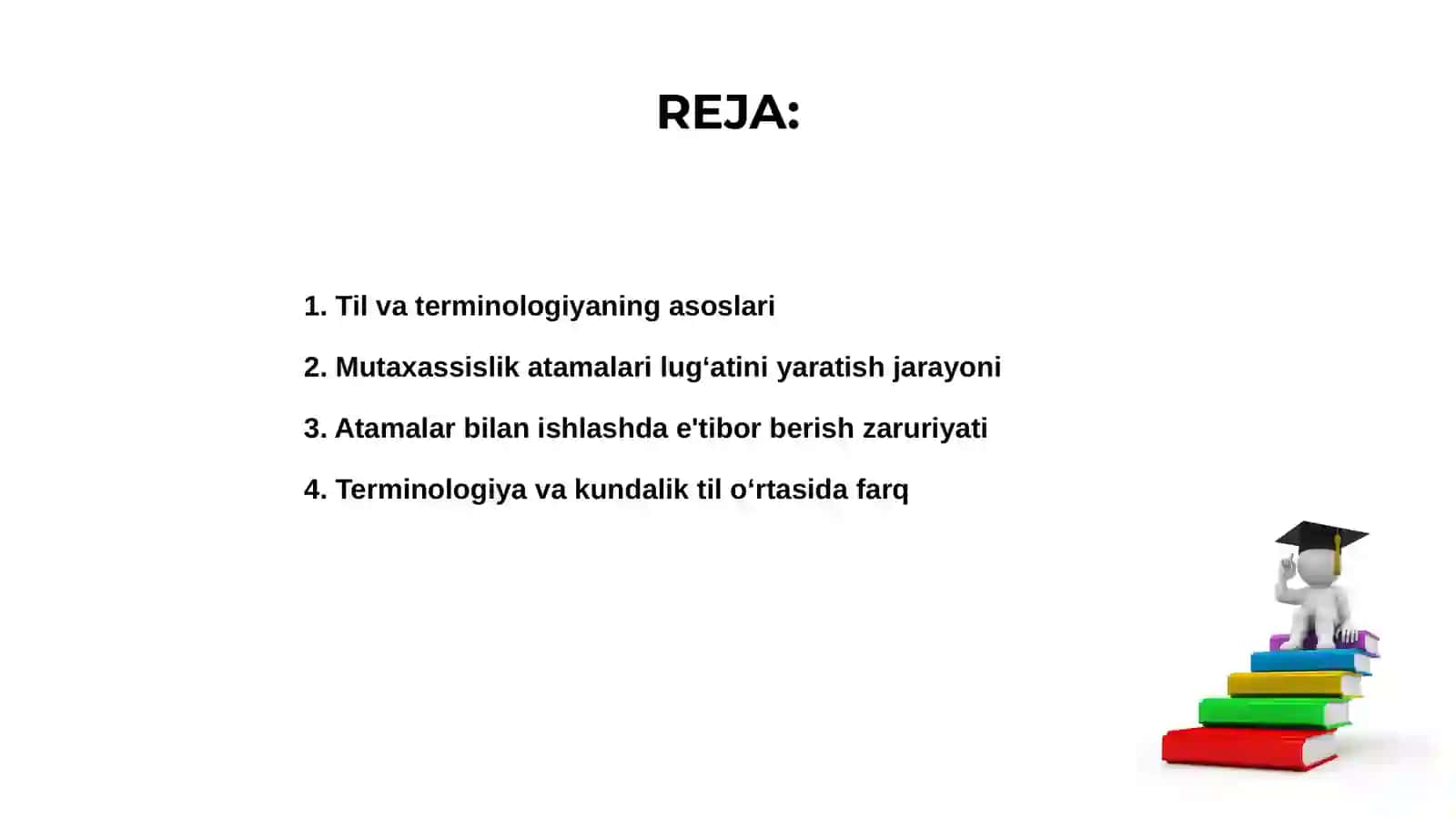 Til va terminologiya. Mutaxassislik atamalari lug‘atini yaratish 2