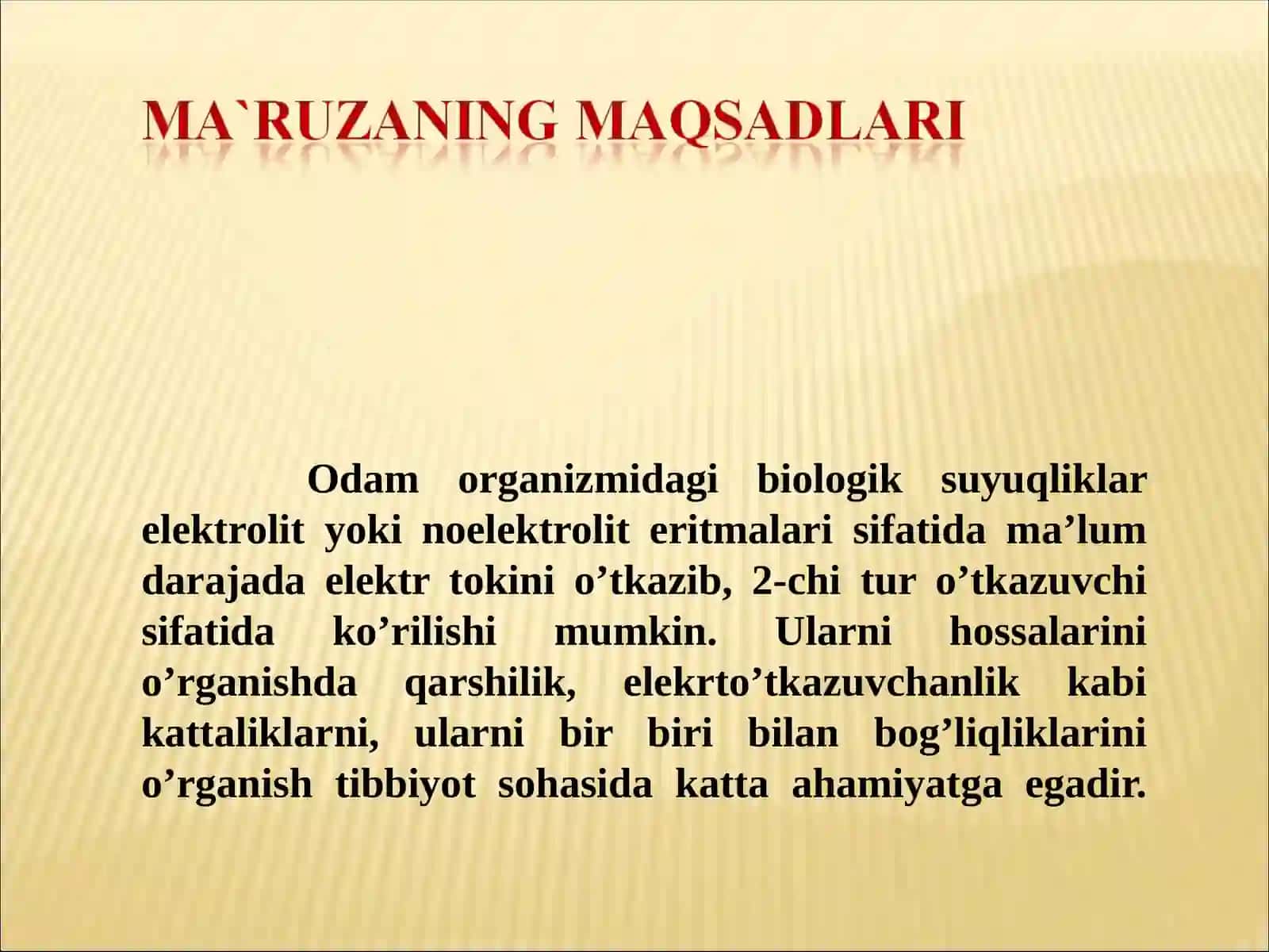 Odam organizmidagi biologik suyuqliklar 2