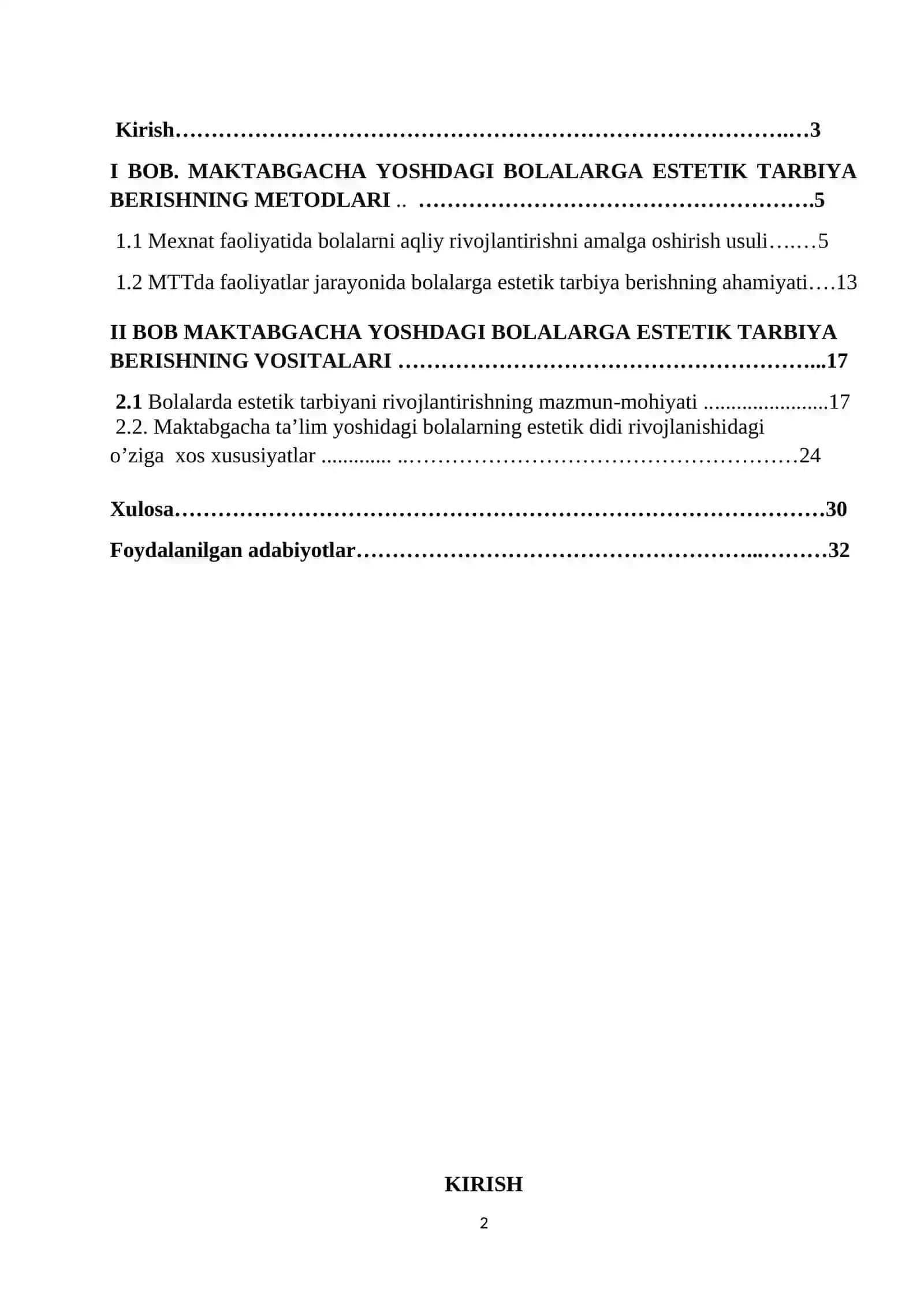Maktabgacha yoshdagi bolalarga estetik tarbiya berishning metodlari va vositalari 2