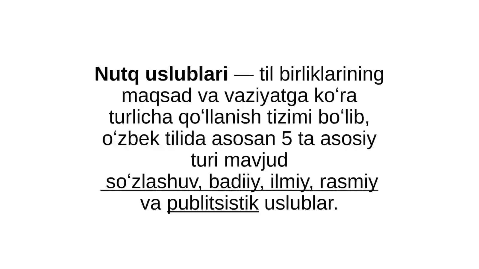 Publististik uslub va rasmiy uslub 2