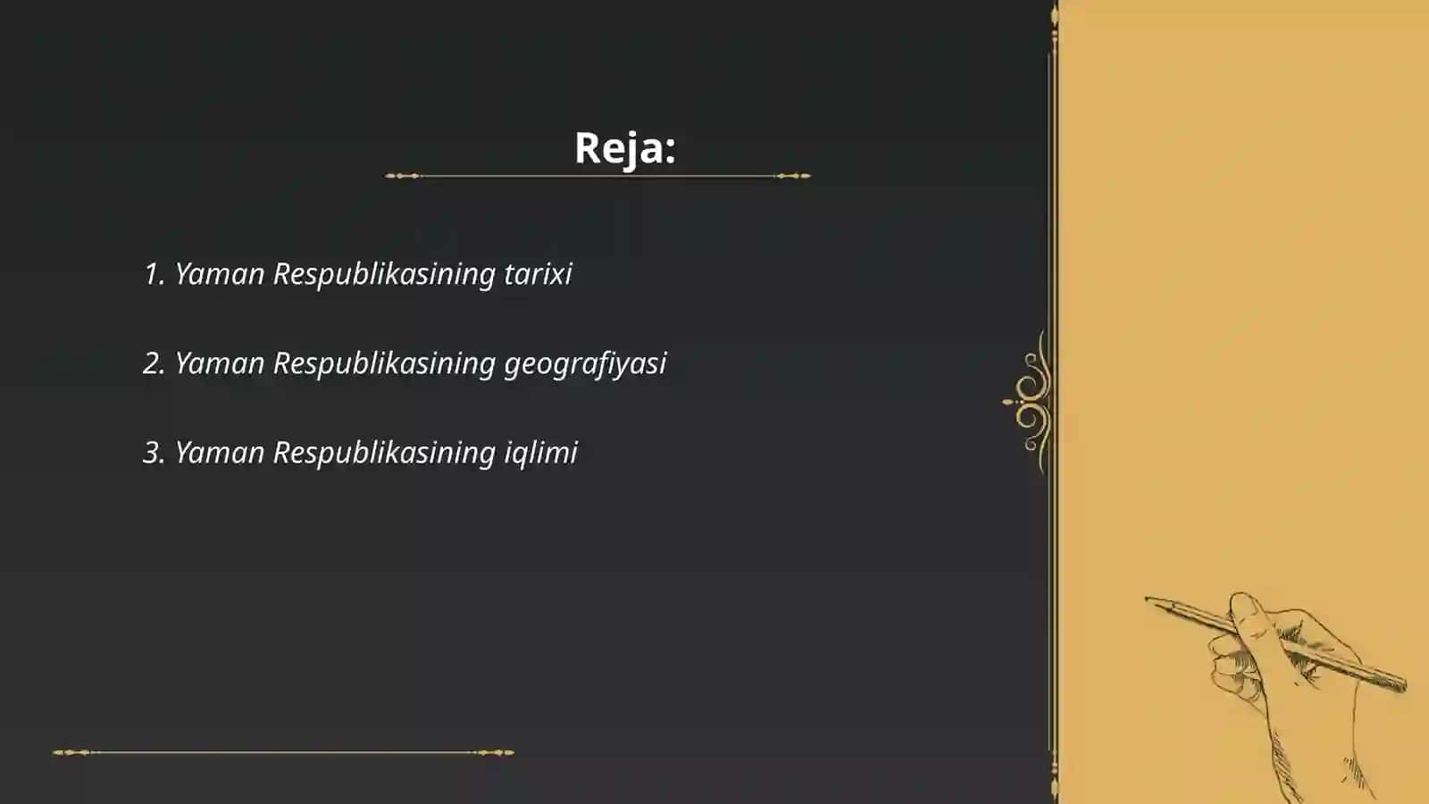 Yaman Respublikasi haqida 2