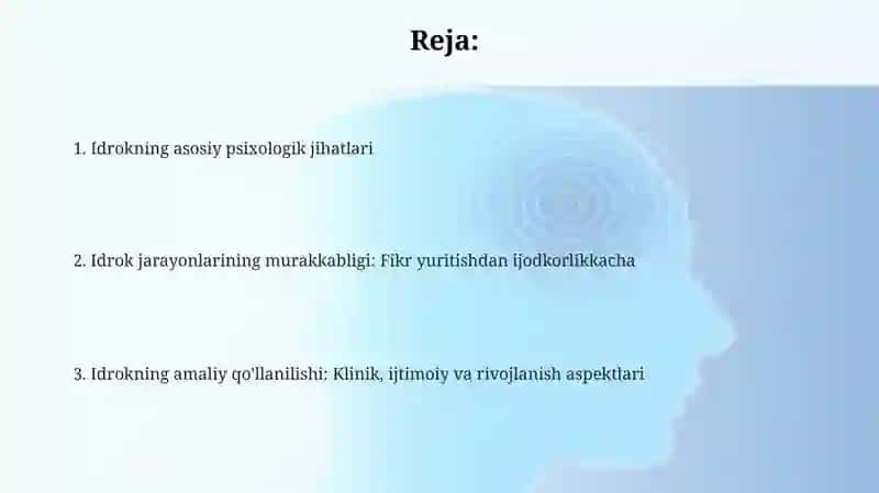 Idrokning Psixologik Jihatlari 2