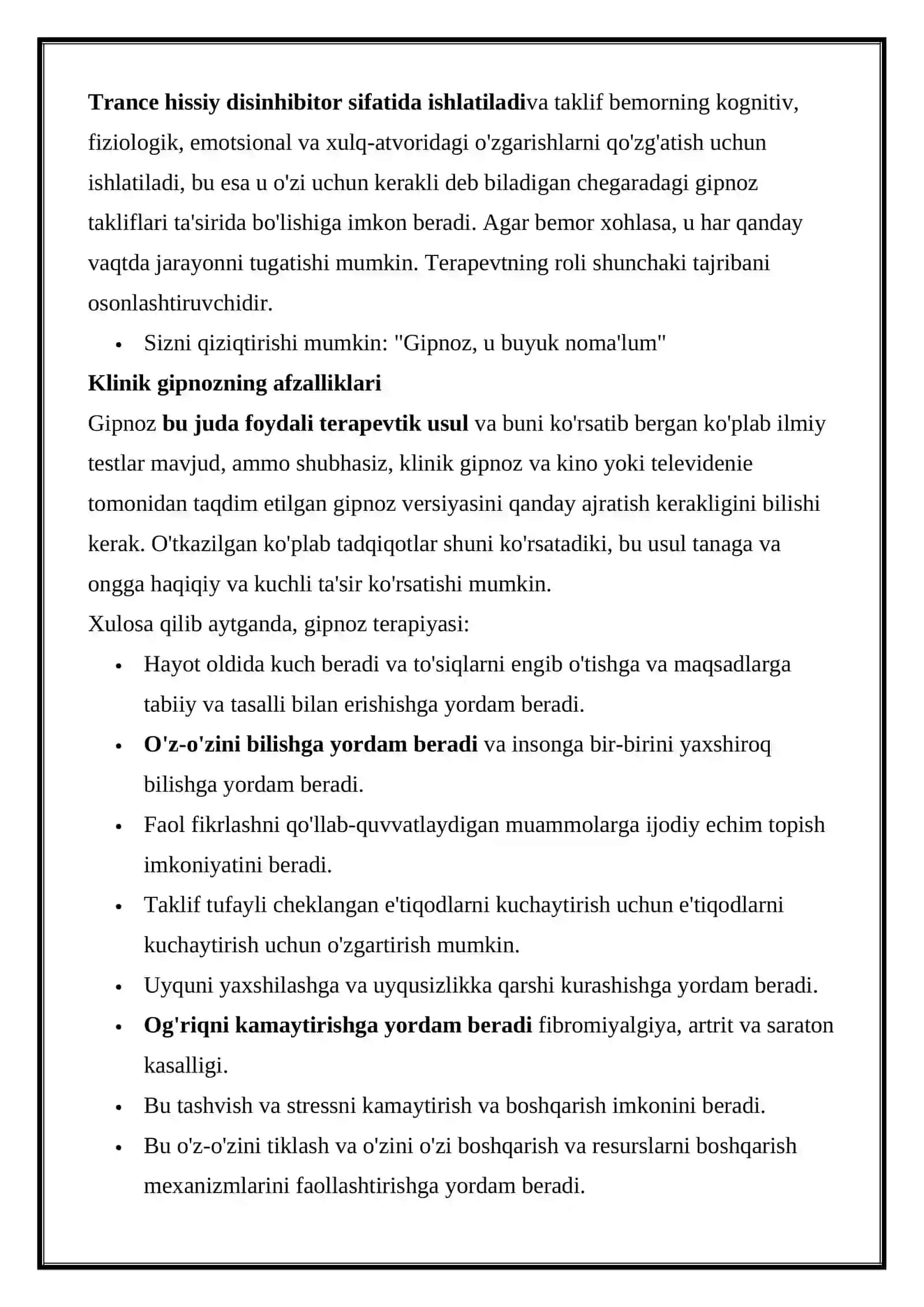 GIPNOZ VA PSIXODINAMIK TERAPIYA 2
