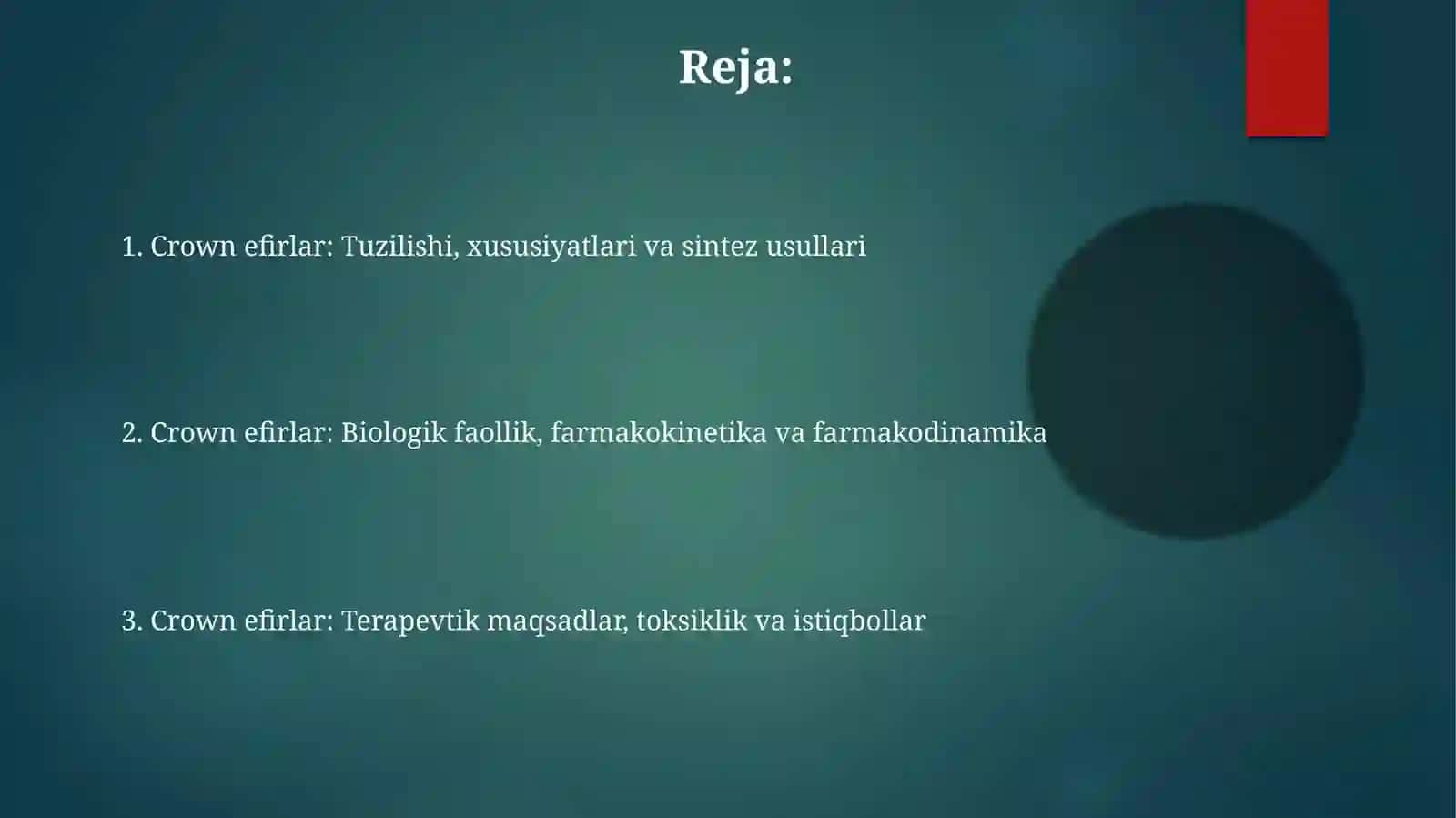 Crown efirlar: Tuzilishi, xususiyatlari va sintez usullari 2