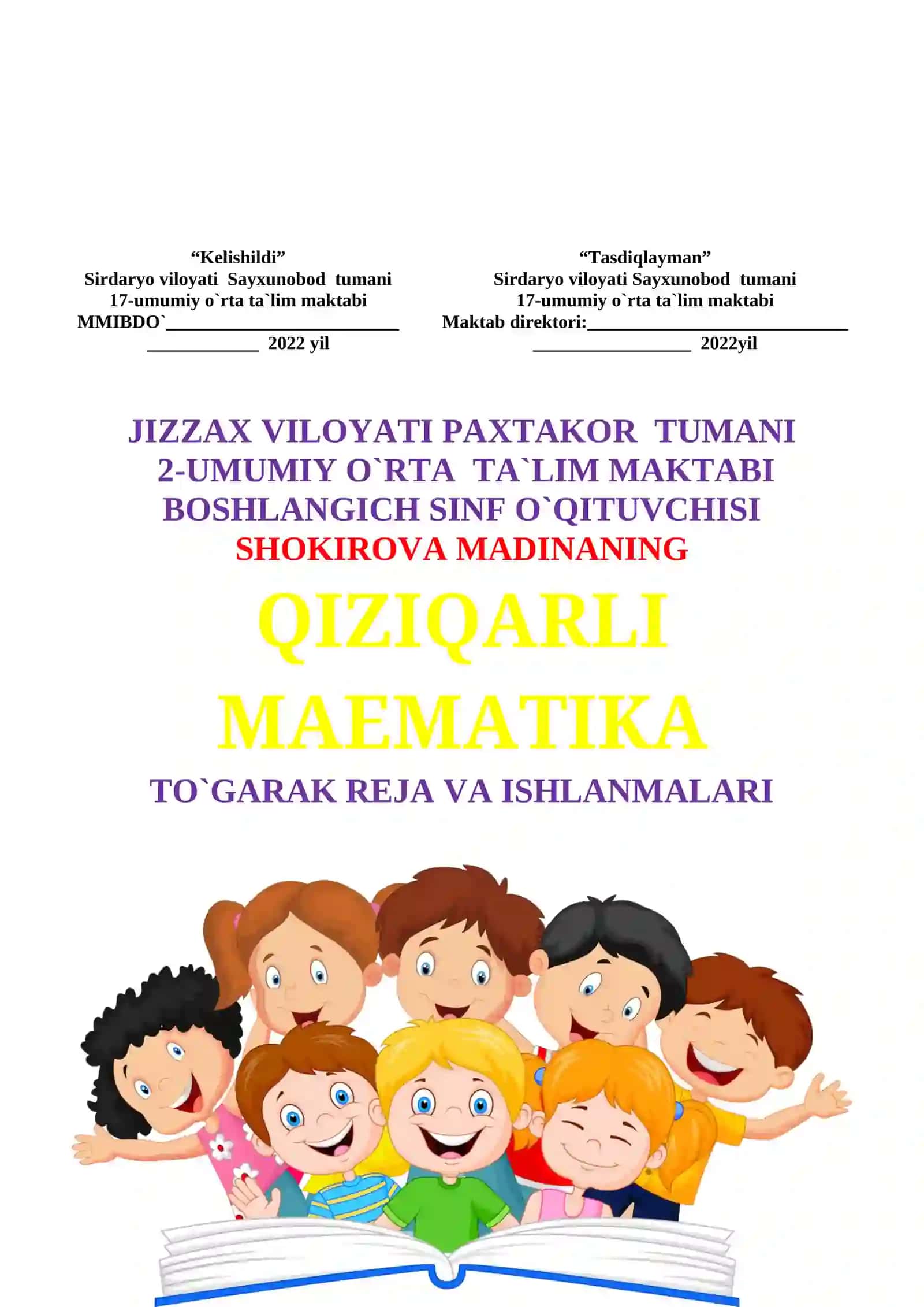 QIZIQARLI MAEMATIKA 2