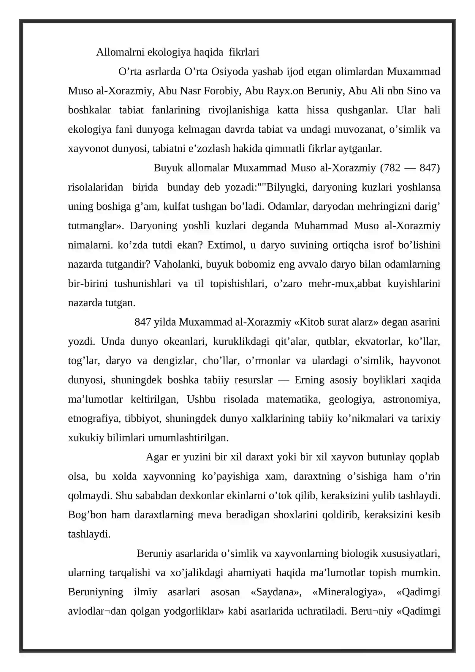 EKOLOGIYA SOHASIDAGI XALQARO HAMKORLIG 2